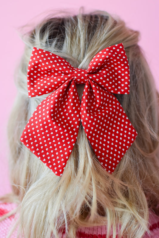 Red Heart Medium Sailor Bow