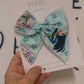 Oversized Blue Mulan Cinderella Bow