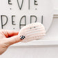 Cream Marbled Flat Medium Claw Clip