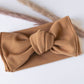 Neutral Baby Bow Turban