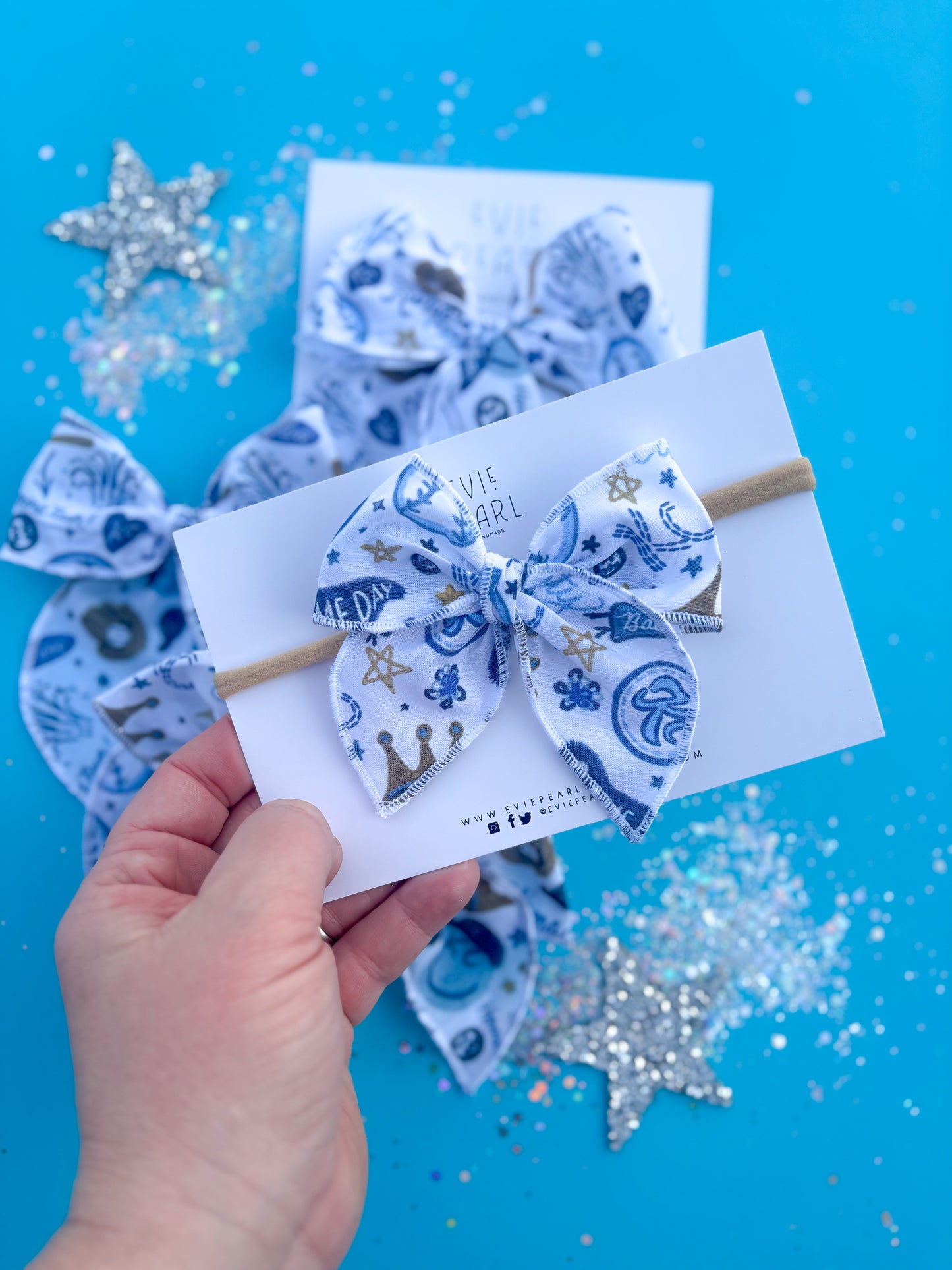 Kansas City Patches Hair Bow