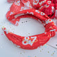 Red 87 Ring It’s A Love Story Say Yes Knotted Headband for Girls & Women
