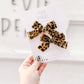 Leopard Velvet Pigtails