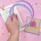 Glitter Headband with Teeth Grippers