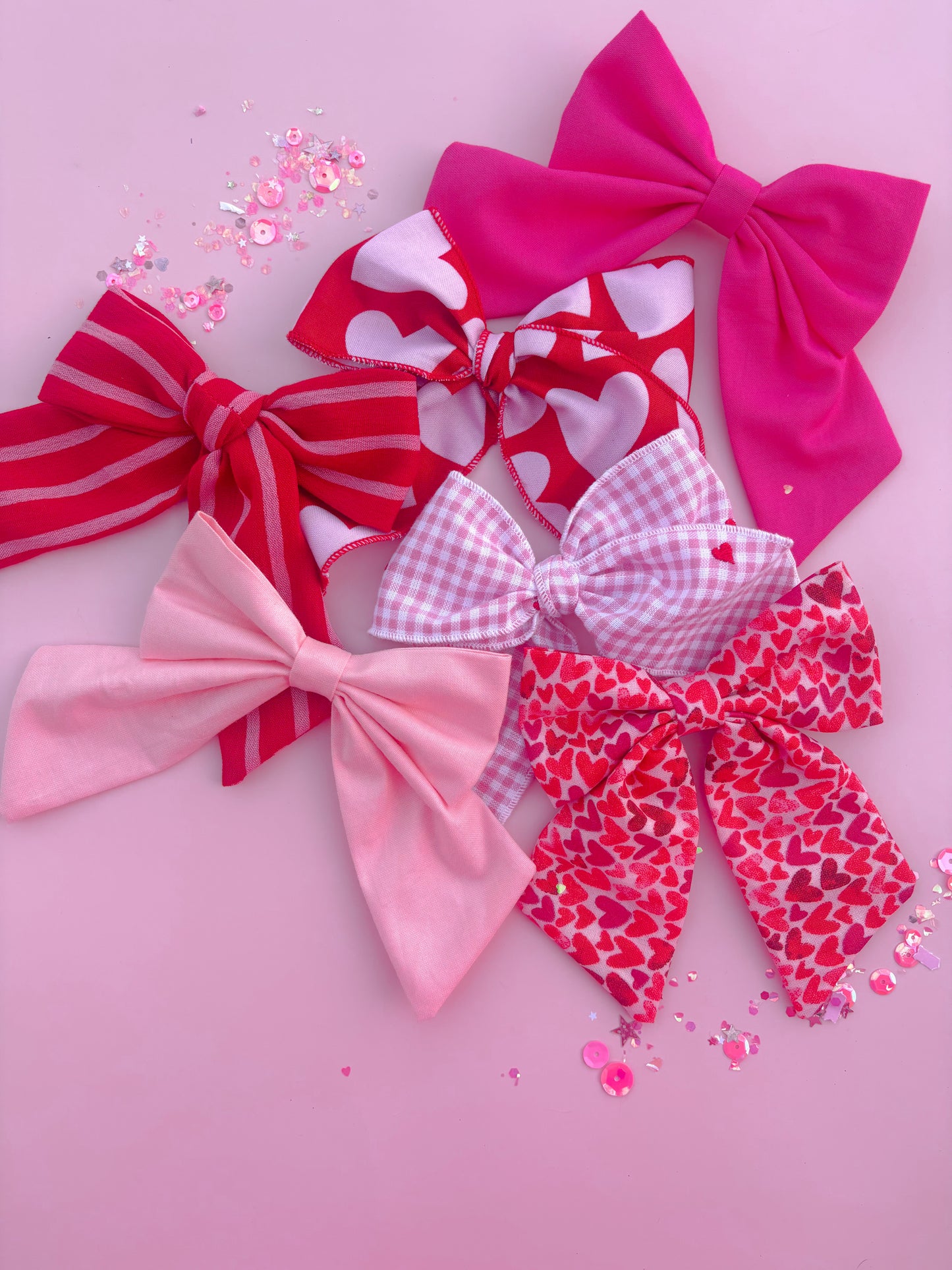 Hot Pink Medium Sailor Bow