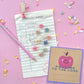 Mini Flower Claw Clips Set of Ten