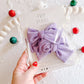 Purple Medium Swim Pigtail Bows