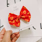 Red| KC Heart Bow