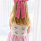 Pink Solid Longtailed Bow
