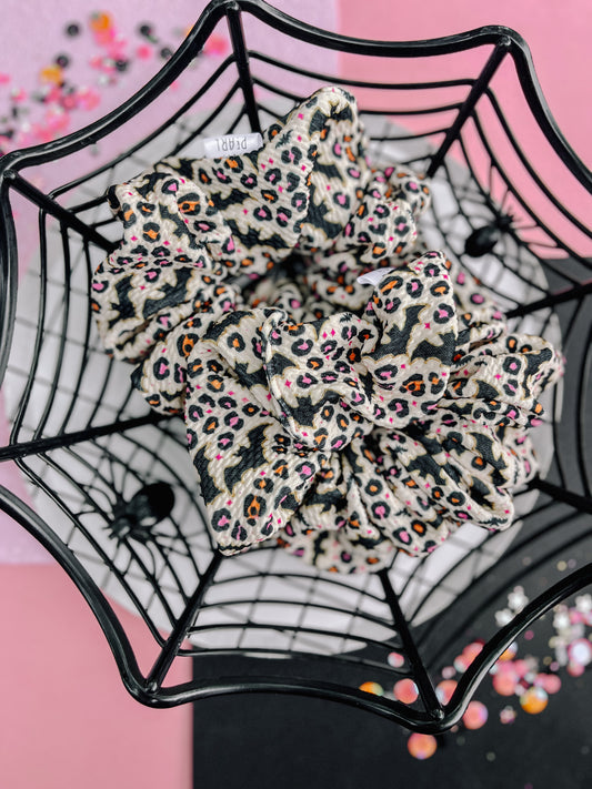 Bat Cheetah Oversized Scrunchy