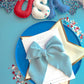 Light Blue Bullet Oversized Bow