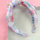Heirloom Daisy Patchwork Knotted Headband for girls & women