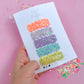 Chunky Glitter Snap Clip