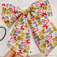 White| Red Gold Bows Sailor Bow