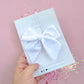 Large White Swiss Dot Pinwheel