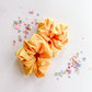 Yellow Velvet Oversized Scrunchy