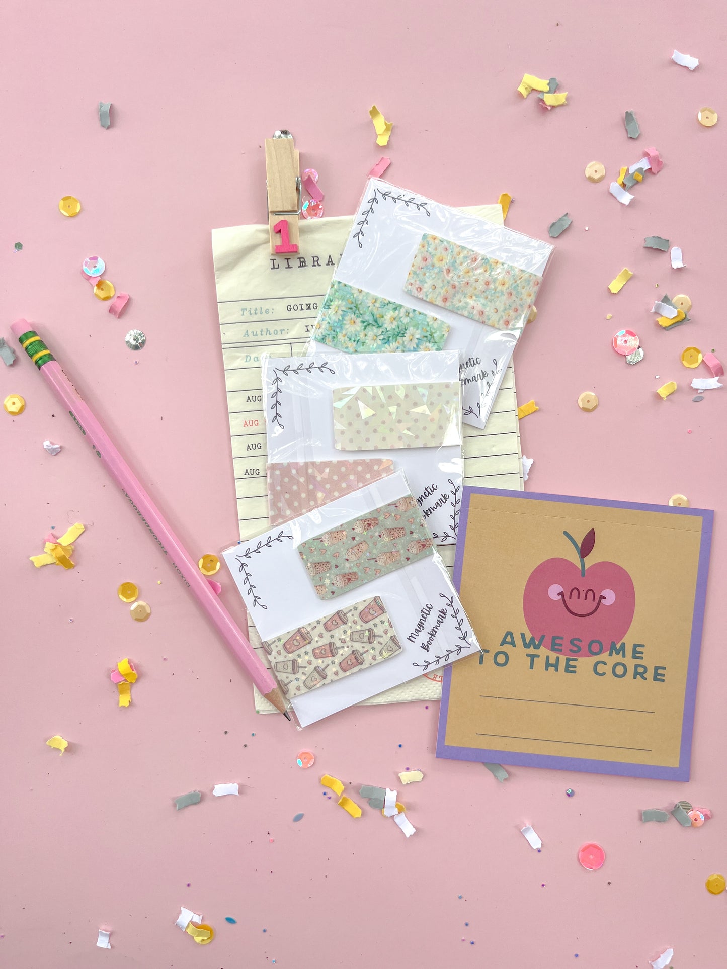FREEBIE- 2 magnetic bookmarks with purchase of $30 or more-only add one!