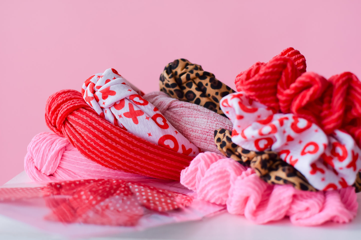 Leopard Knit Knotted Headband for Girls & Women