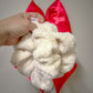 Cream Sherpa Oversized Scrunchy