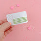 Kiwi Twist Glitter Snap Clip