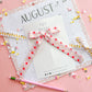 Apple Daisy Pencil Thin Bow