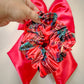 Christmas Velvet Plaid Oversized Scrunchy