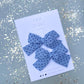 Blue Polka Dot Pigtails