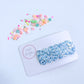 Blue Glitter Ice Princess Snowflake Snap Clip