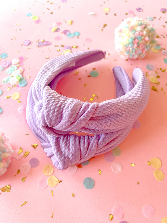 Lilac Knotted Headband