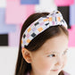 Black|Orange|Purple|Lilac Stripes Knotted Headband for Girls & Women