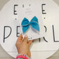 Teal Small Bow