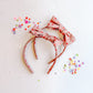 Red Stars Bow Headband