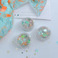 Showgirl Teal Orange & Silver Hair Glitter Gel for Girls