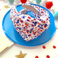 Red White Blue Sequins Knotted Headband