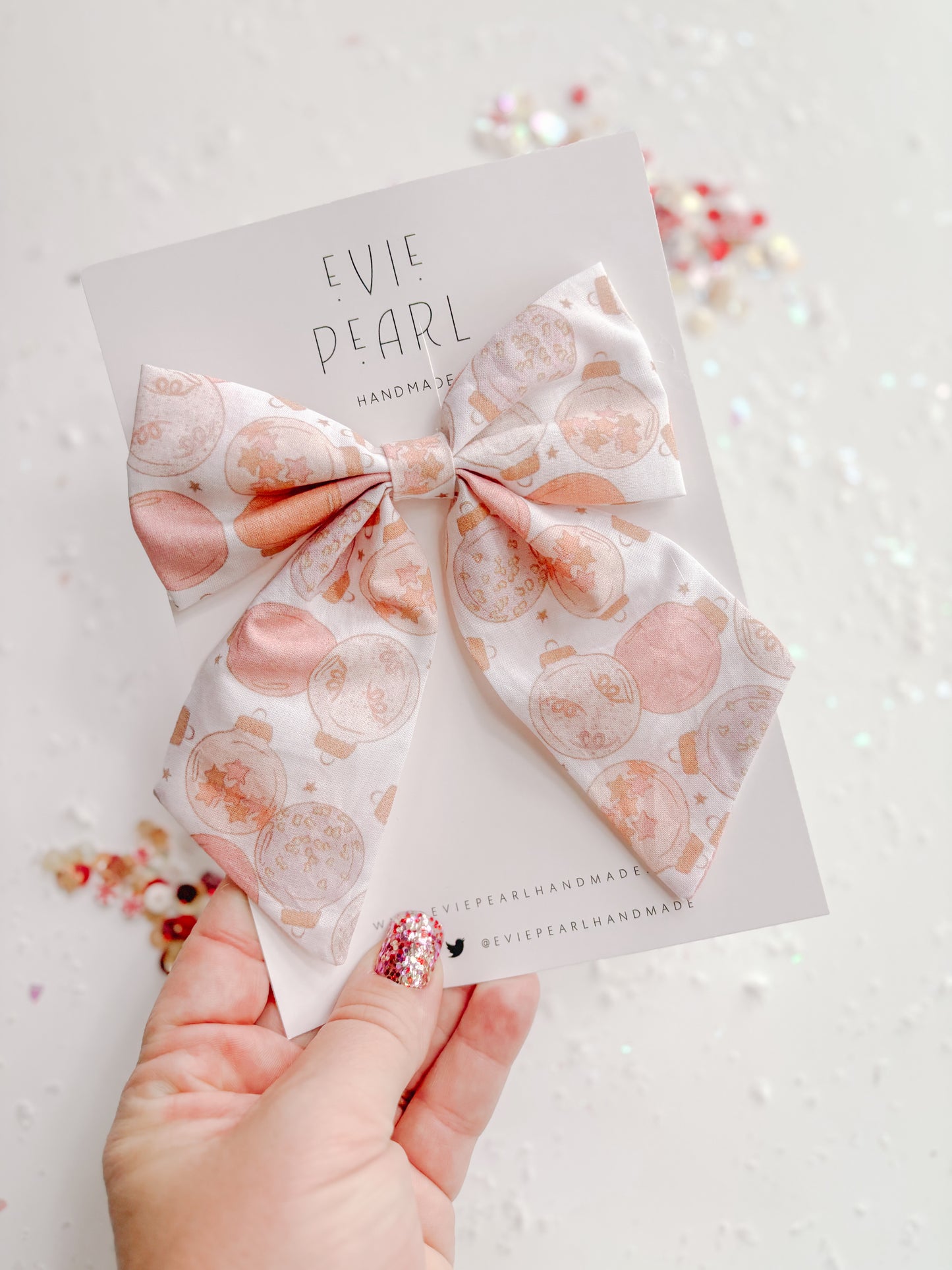 Whimsical Ornament Medium Sailor Bow