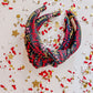 Black Kansas City KC Red Kingdom Cursive Knotted Headband