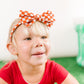 Red Checkered Bow Headband for  Girls