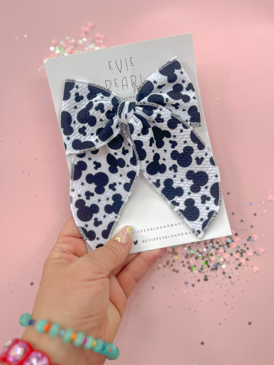 Black Mouse Oversized Bow