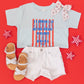 USA Flag Medium Sailor Bow
