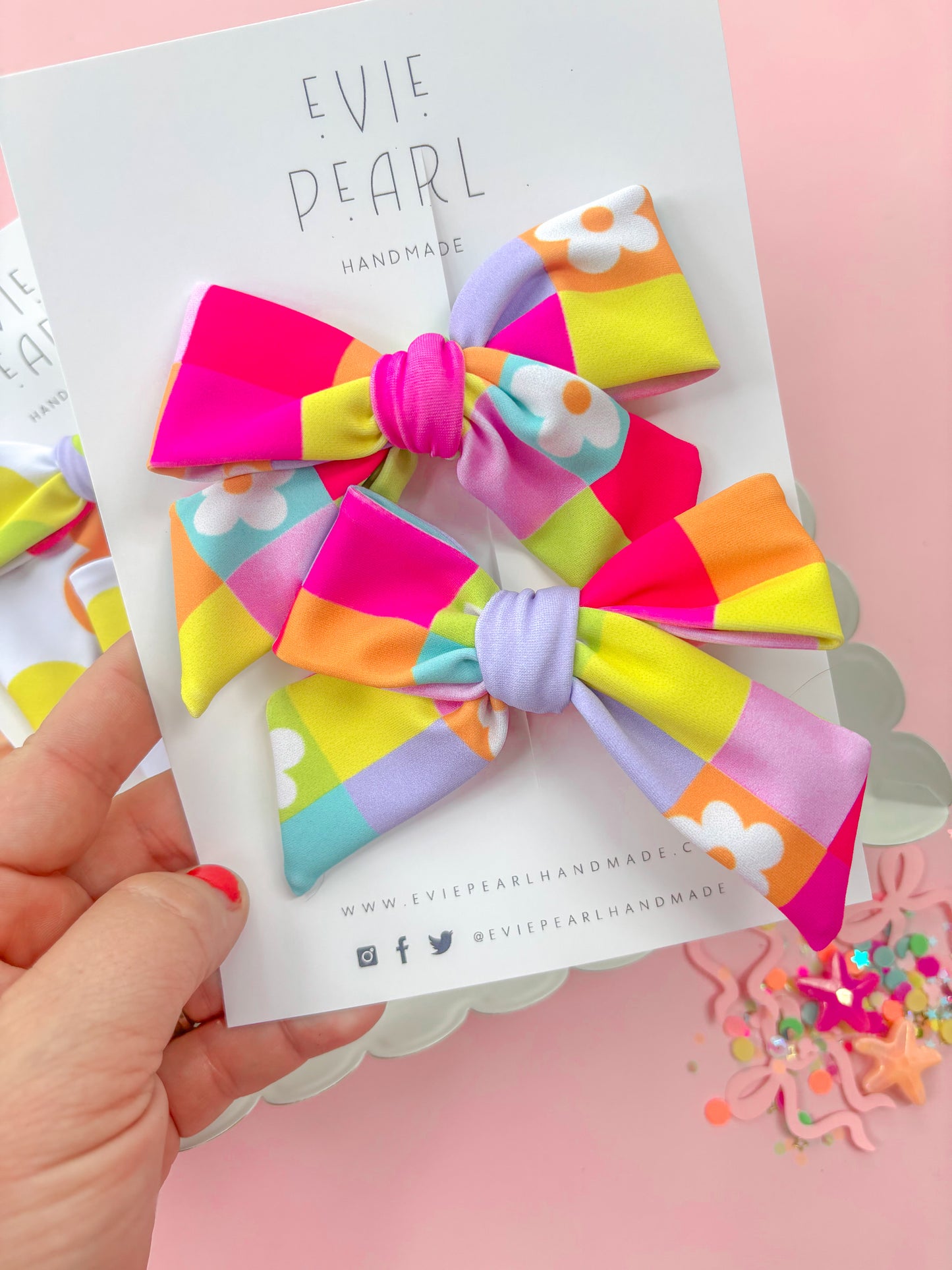 Swim Medium Pinwheel Pigtail Set