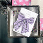 Bats Purple Medium Sailor Hair Bow
