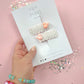 Pastel Mickey White Polka Dot Snap Clip Pigtails