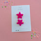 Pink Starburst Clip