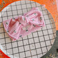 Pink|Skull Baby Bow Turban