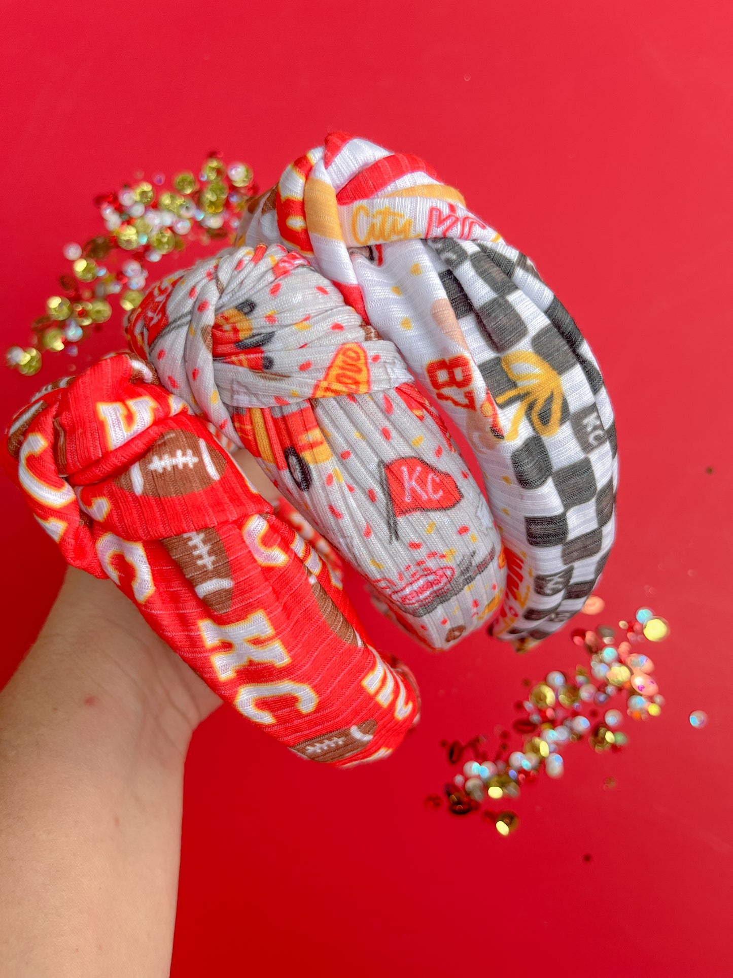 Gray KC Parade Get Loud Knotted Headband for girls & women