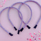Purple Glitter Headbands for Girls