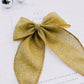 Oversized Gold Glitter Bow