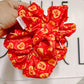 Red KC Heart Scrunchy