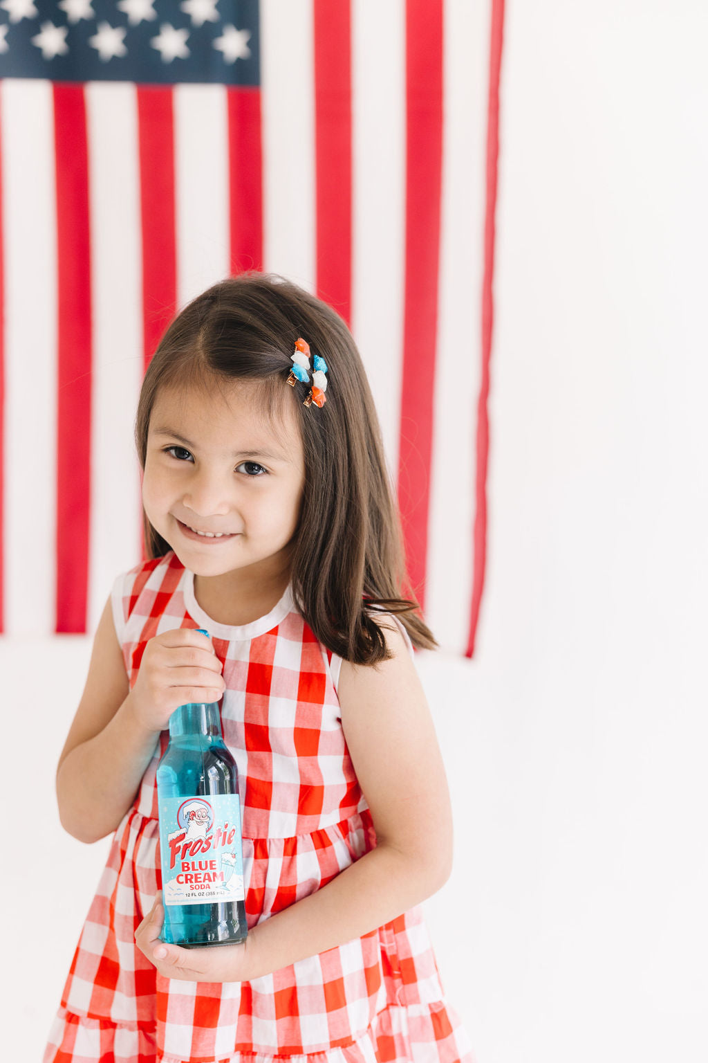 Red White Blue Star Pigtail Set