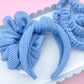Azul Blue Ribbed Teacher Gift Set- Lanyard| Knotted Headband| Scrunchie